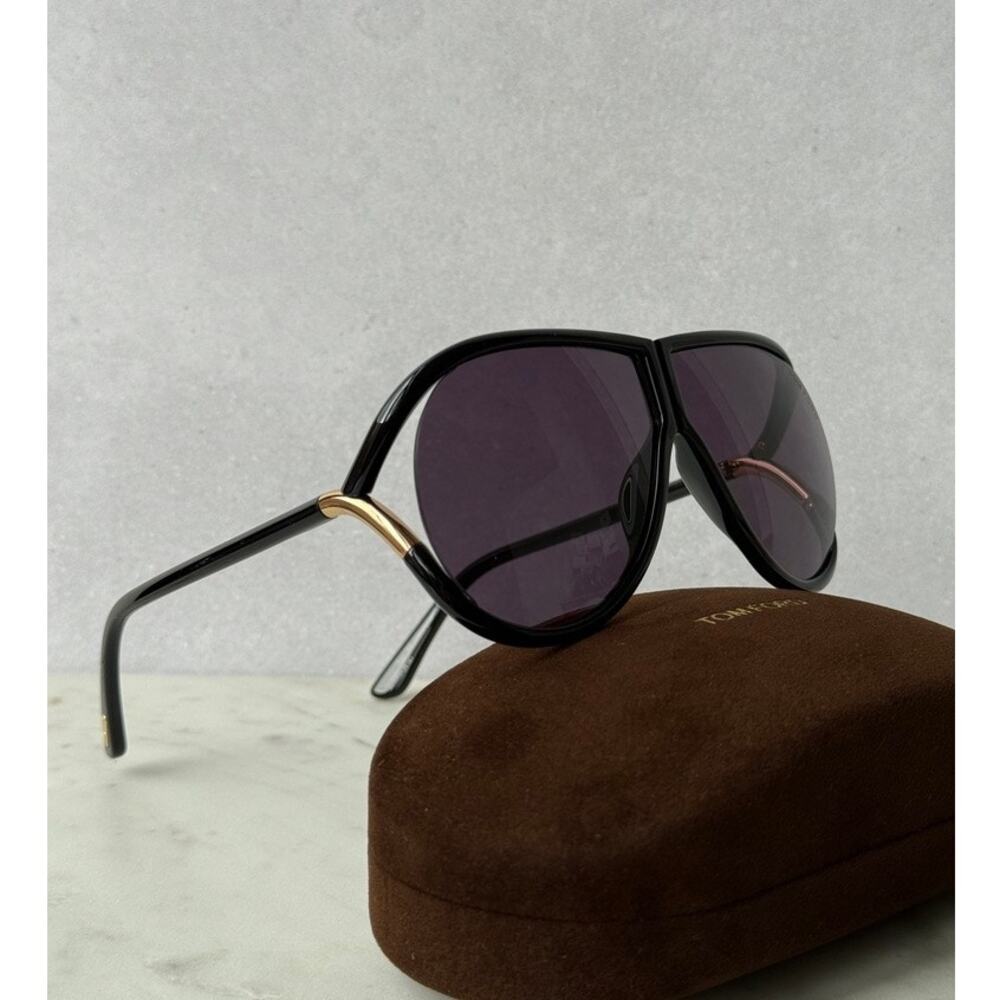 NEW Tom Ford Axel FT1197 Aviator Sunglasses Black $620